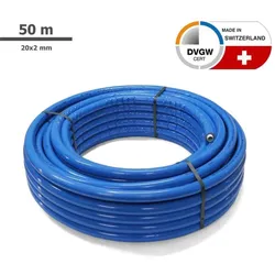 Sanpro, Zubehör Sanitärinstallation, Isoliertes Mehrschichtverbundrohr, Länge 50 m, Ausführung 6 mm isoliert, Grösse 20x2