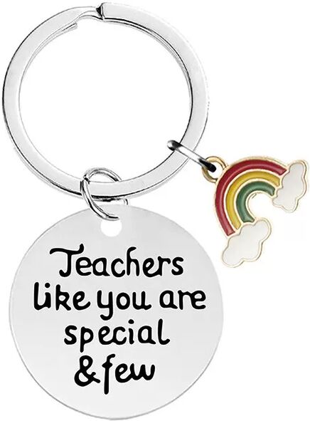INF Regenbogen Epoxy Edelstahl Schlüsselanhänger CHY029