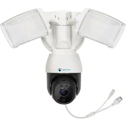 LUVISION LED Flutlicht PTZ WLAN Überwachungskamera mit Bewegungsverfolgung Lampe AI Auto Tracking