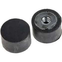 RS PRO, Möbelgleiter + Schutzpuffer, Edelstahl Vibrationsdämpfer, Innengewinde-P