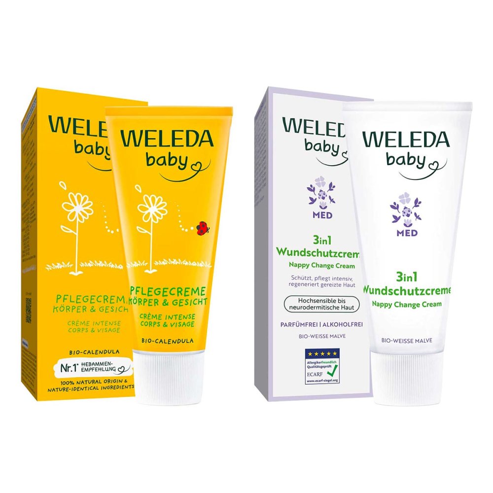 Weisse Malve Wundschutzcreme & Calendula Pflegecreme 08108666