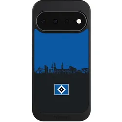 Nivocase Hülle für Google Pixel 11 Handyhülle NIVOcore Case Schwarz HSV Hamburg Skyline (Google Pixel 11), Smartphone Hülle, Schwarz