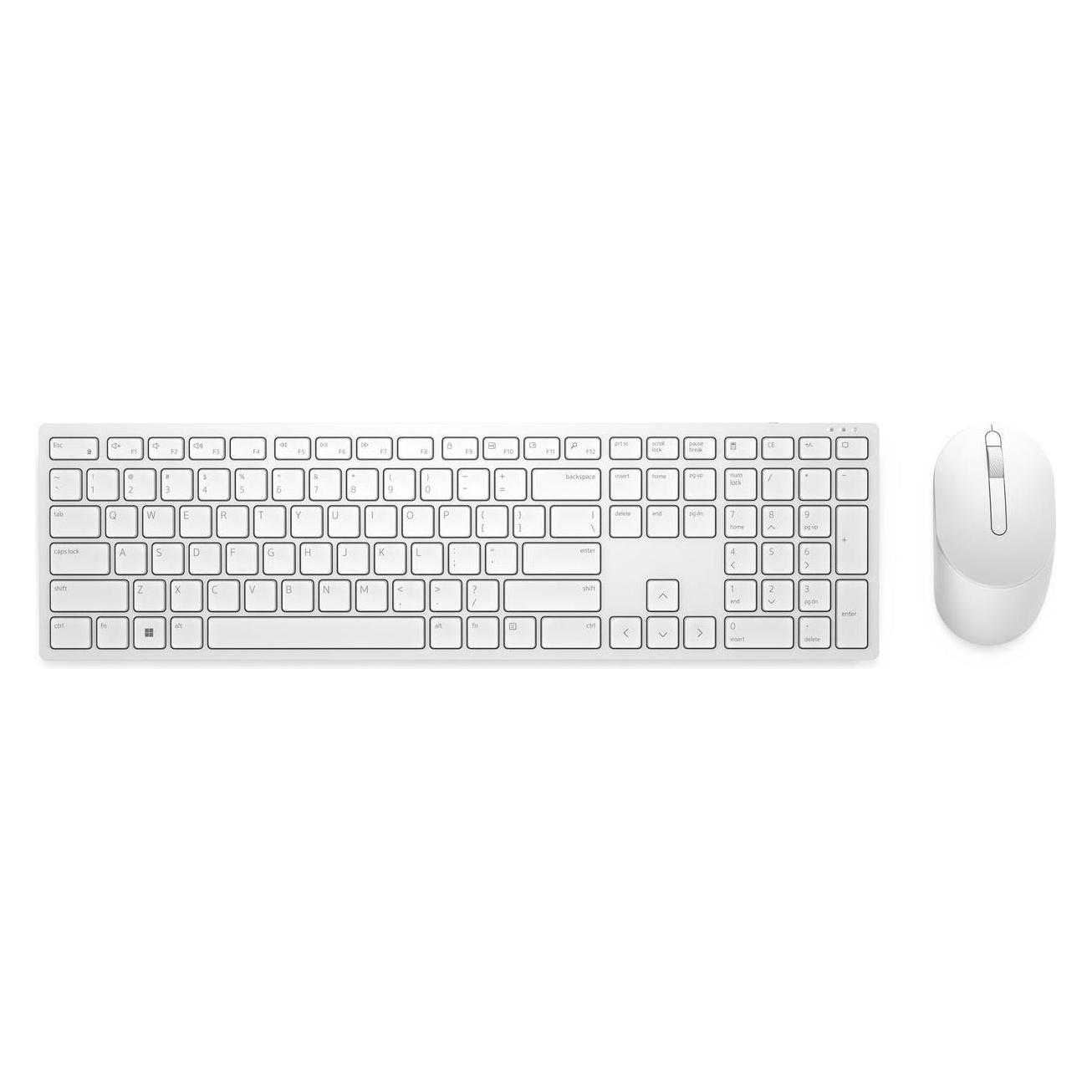 Dell KM5221W-WH keyboard RF (DE, Kabellos) (5D6C6)