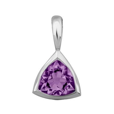 Kettenanhänger OROLINO "585 Gold mit echtem Amethyst", weiß (weiß, lila), Schmuckanhänger, Damen, one-size, Gold, 0,4 g, Kettenanhänger