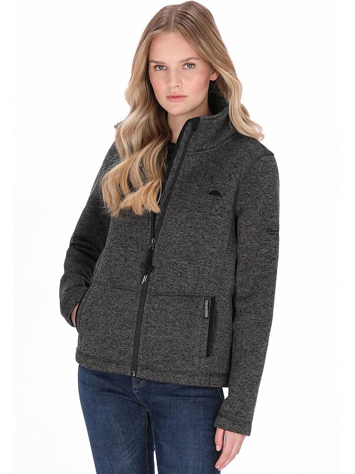 Schmuddelwedda Fleecejacke in Schwarz - S