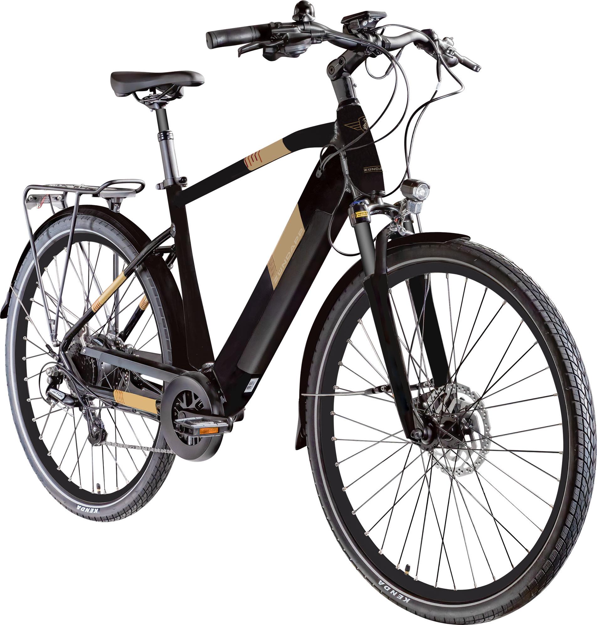Zündapp Z810 E Bike Trekkingrad 28 Zoll schwarz/gold 52 cm