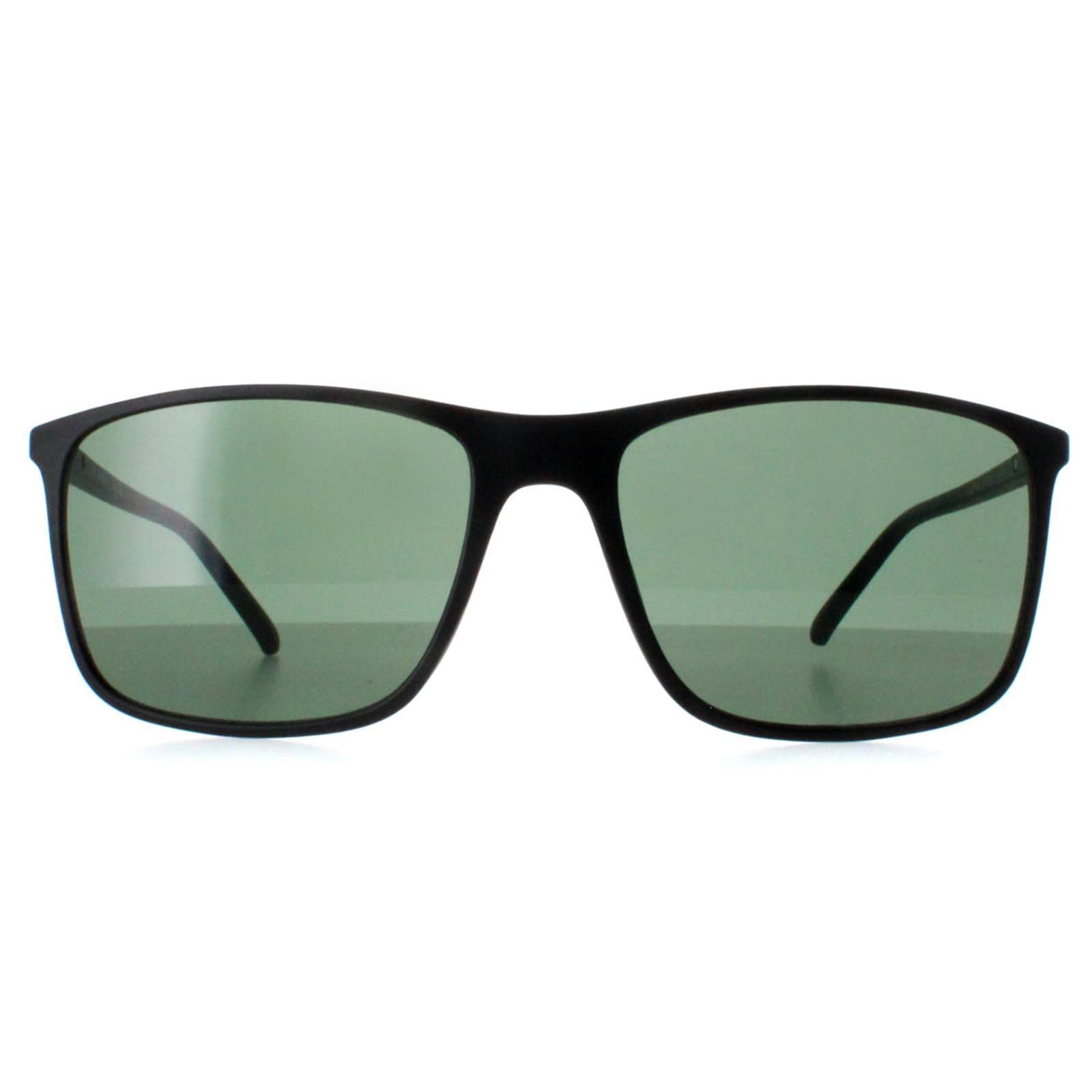 Calvin Klein CK22558S 002 mat zwart groene zonnebril