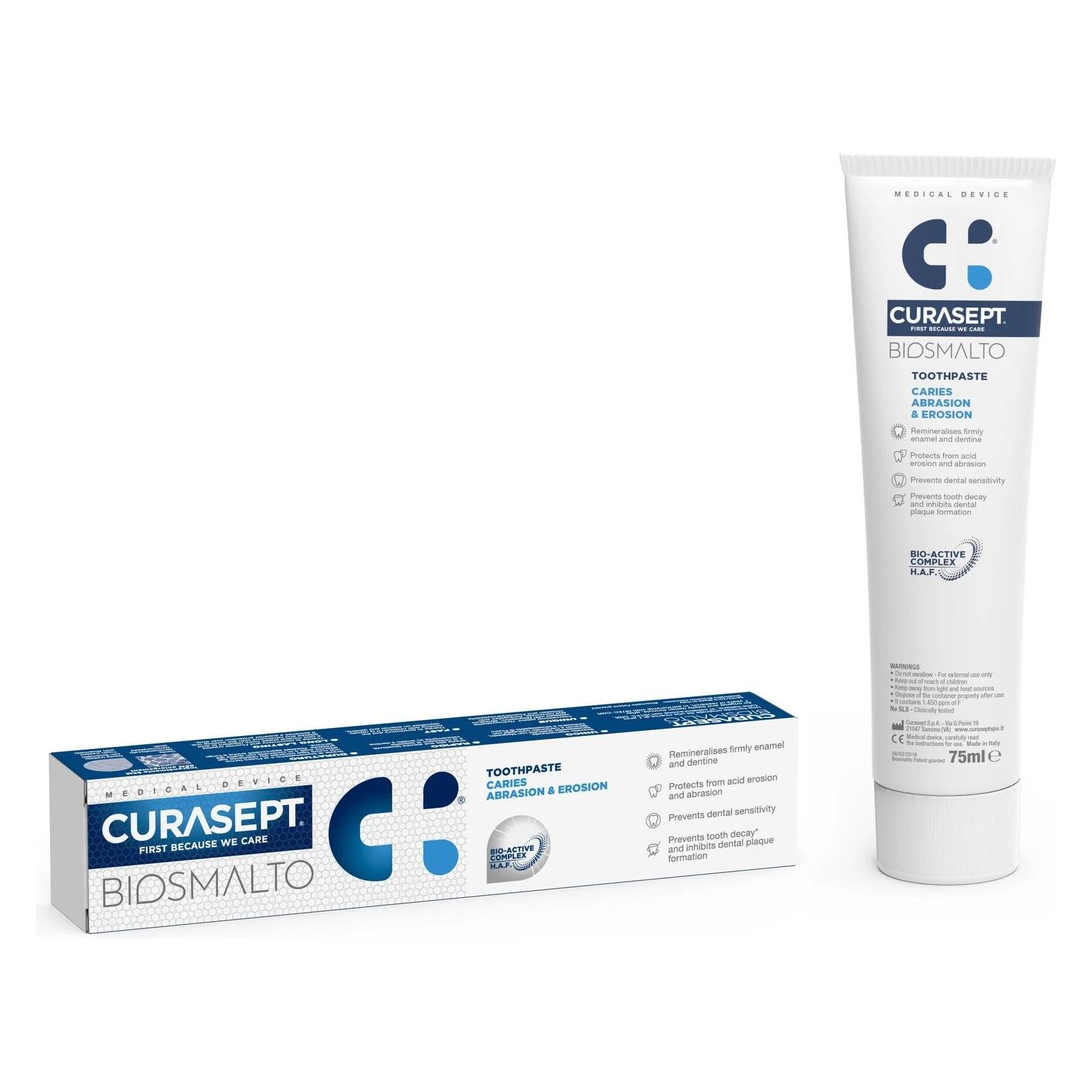 Curasept Biosmalto Carie, Aabraone & Erosione Zahnpasta (75 ml) (400028)