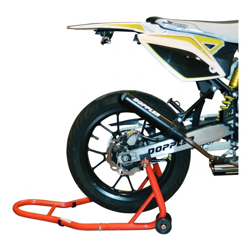Béquille de stand arrière Blackway rouge avec supports en L