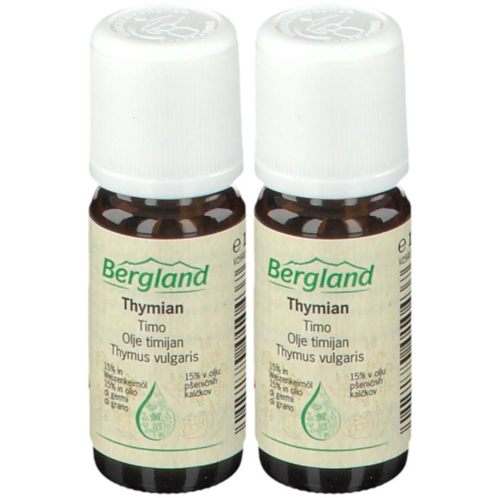 Thymian ÖL 15% in Weizenkeimöl 2x 2x10 ml Öl