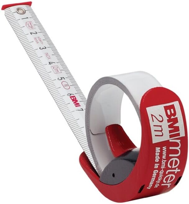 Mètre-ruban de poche BMImeter L. 2 m l. de bande 16 mm mm/cm EG II plastique BMI (429241011)