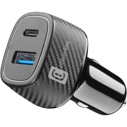 Cellularline Car Multipower Ultra - iPhone, Samsung, Xiaomi, Oppo and other Smartphones and Tablets, Auto Adapter, Schwarz