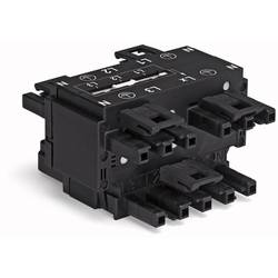 WAGO 770-940 Netz-Verteiler Netz-Stecker - Netz-Buchse, Netz-Buchse, Netz-Buchse, Netz-Buchse, Netz-Buchse Gesamtpolzahl: 5 Rot 10 St.