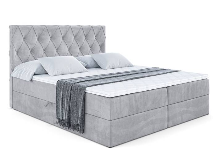 Boxbett AMAY-BZ 140x200 cm Grau - Casablanca 2314