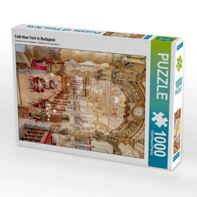 CALVENDO Puzzle Café New York in Budapest | 1000 Teile Lege-Größe 64x48cm Foto-Puzzle für glückliche Stunden