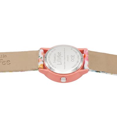 Quarzuhr PRINZESSIN LILLIFEE, rosa (bunt, weiß, orange, weiß), Armbanduhren, Kinder, orange, Quarzuhr, Armbanduhr, Kinderuhr, Mädchen, analog, Textilband