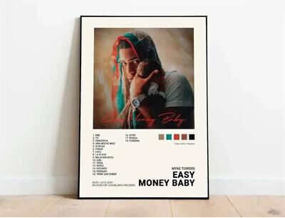 Uplift Picks Latin Rap Music Poster Canvas Album Cover Aesthetic Wall Art Print 06 40x60 Cm no Frame