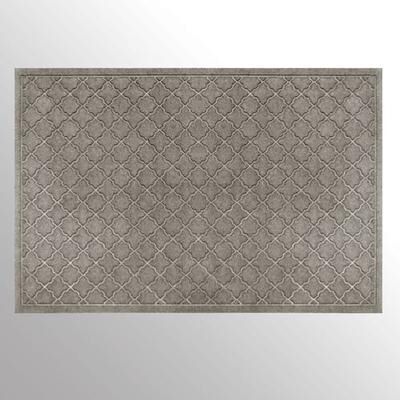 Bungalow Dba Matterly Cordova Extra Large Mat 70 x 45, 70 x 45, Gray