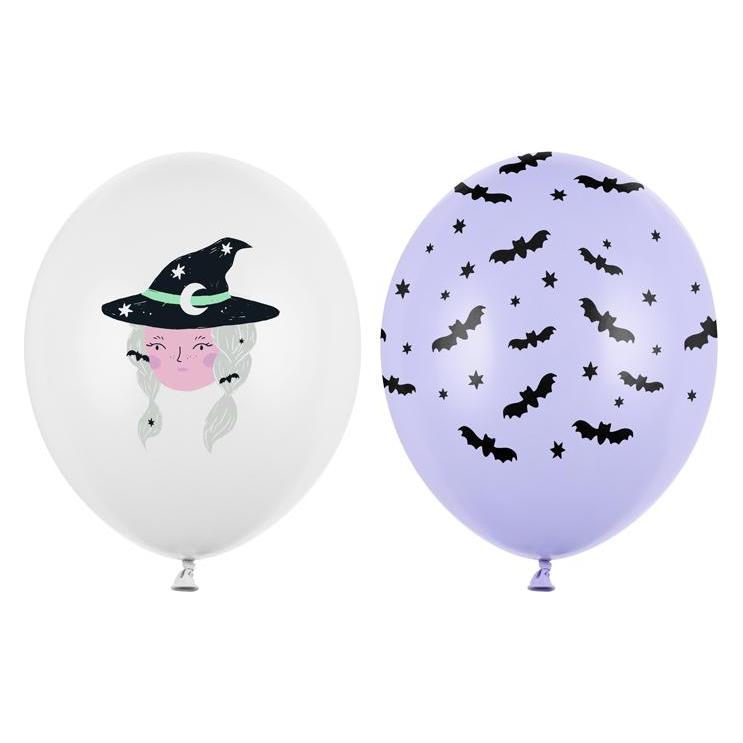 Partydeco Luftballons 30 cm, Hexe, Mix (1 Pck (50x) (508408)