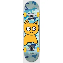 Meow Skateboards Big Cat Camo 8" Skateboard blue Gr. Uni