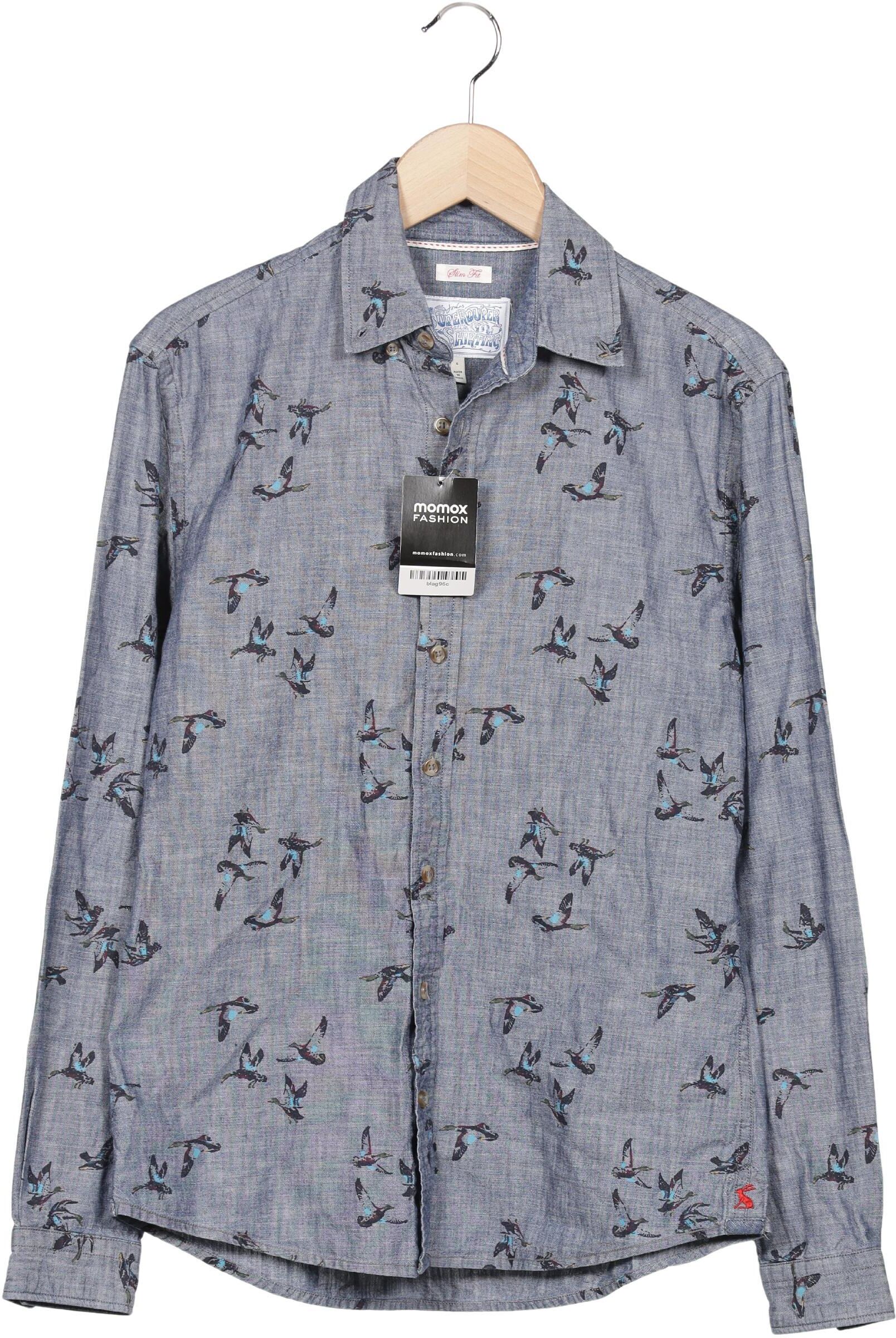 Joules Herren Hemd, Hellblau, Gr. S, Baumwolle - Second Hand