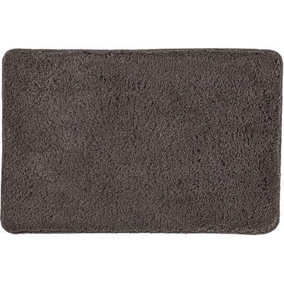 Badematte KLEINE WOLKE "»Scott«, Badvorleger, Badezimmer Teppich", grau (schiefer), H:12mm, Polyester, Badematten, Badematte, Badteppich, Uni Farben, weich & kuschelig