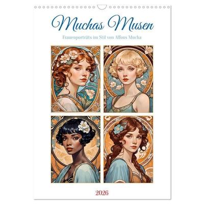 Muchas Musen (Wandkalender 2026 DIN A3 hoch), CALVENDO Monatskalender