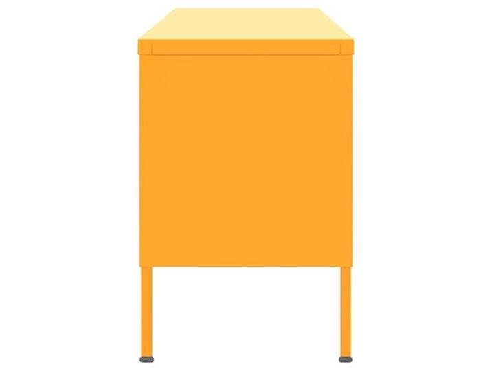 Cabinet TV - Jaune - Meuble TV pour Télévision - 1 PC - Jaune moutarde 105x35x50 cm Acier T291