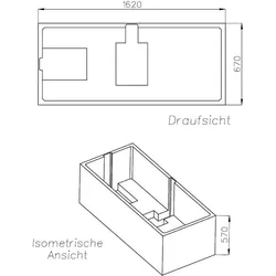 Neuesbad Wannenträger für Bette Starlet 165x70 SW11449