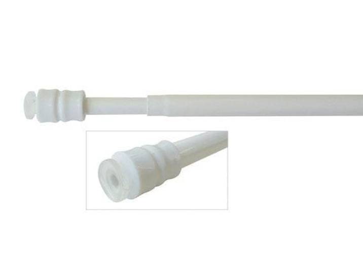 Klemmstange GERSTER Gr. 4, weiss (weiß), Ø:10mm, Eisen, Polyamid, Gardinenstangen, Klemmstange, für Scheibengardinen