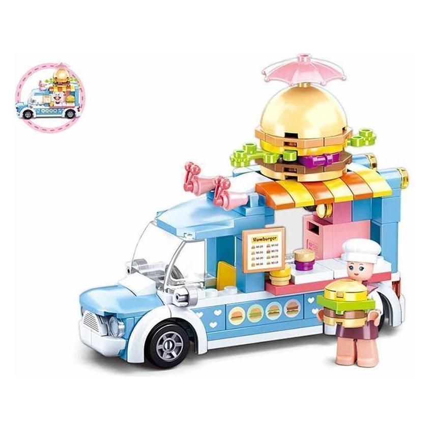 Sluban SL07248 - Food Truck, Burger Wagen (SL07248)