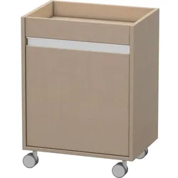 Duravit Ketho Rollcontainer KT2530R7575 50x36x67cm, Tür rechts, leinen