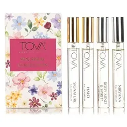TOVA Essence Of You Set Signature, HALO Body, Mind & Spirit & Nirvana EdP 4x10ml