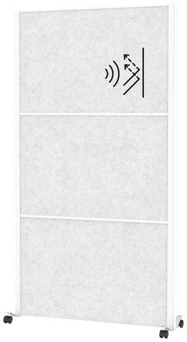 Maul Stellwand Weiß, Hellgrau 9662102