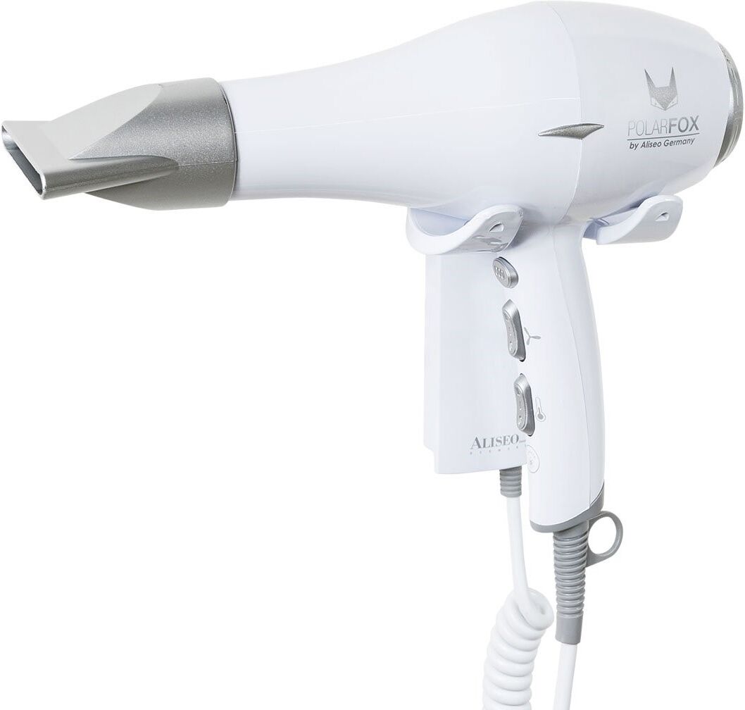 Aliseo Asciugacapelli Polarfox con supporto a parete Hang-up 1875W