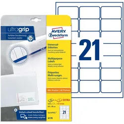 Avery, Etiketten, Universal-Etiketten