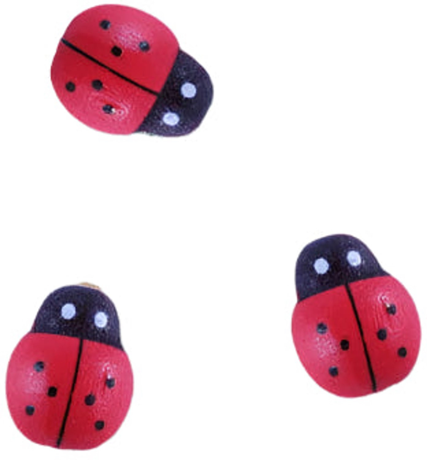 Houten lieveheersbeestje rood – 300 stuks
