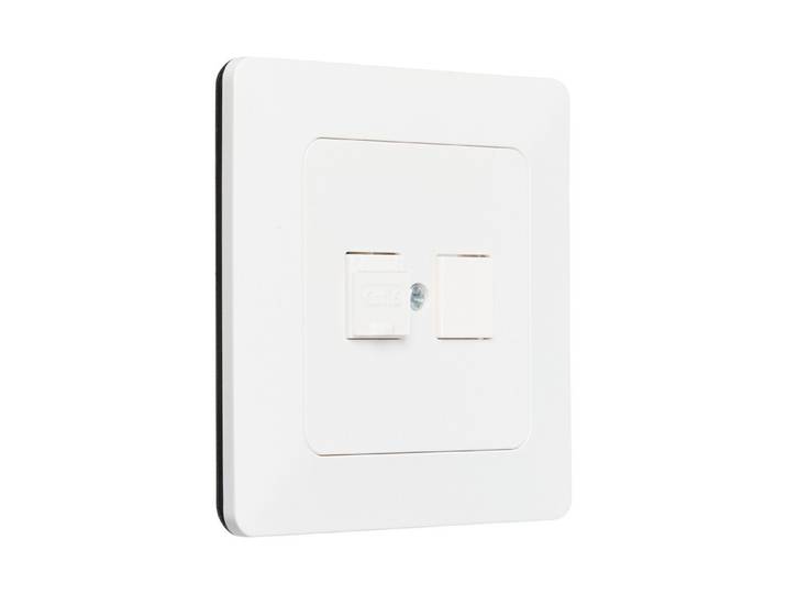 Max Hauri Netzwerkdose Rj45 Cat. 6 Weiss