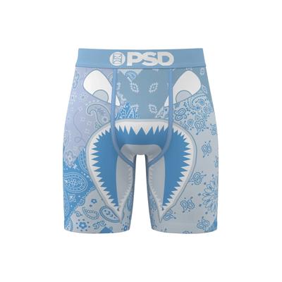 Boxershorts PSD "PSD W-FACE", Herren, Gr. XXL, 1 Stk., blau (multi), 88% Polyester, 12% Elasthan, Unterhosen