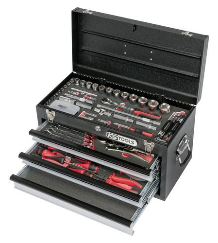 KS Tools 922.0100 ULTIMATE Werkzeugkasten bestückt Schwarz