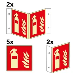 Schild | PERMALIGHT power langnachleuchtend Feuerlöscherbeschilderung, ASR/ISO