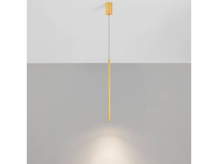 Suspension Brilla type A Ø 7cm Doré/Doré Matériau : Métal Surface en métal : Doré Type de métal : Aluminium LED non-remplaçables Module LED