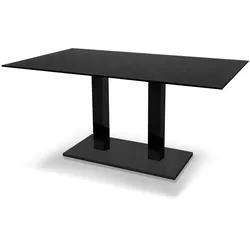 Esstisch Toronto 160 x 90 cm Glas Schwarz