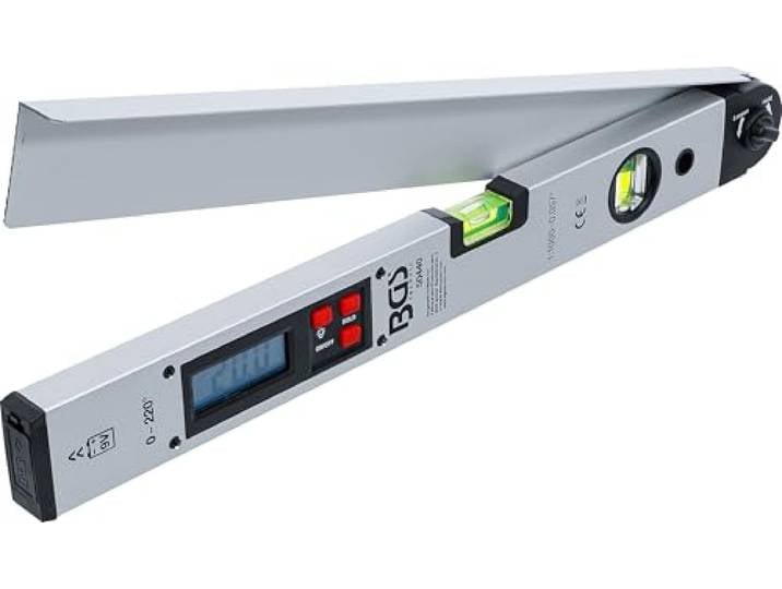 BGS 50440 Digitale LCD-hoekmeter digitaal met waterpas 450 mm