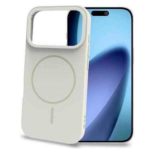 Celly MagSlim Weisse TPU-Hülle für Apple iPhone (Apple iPhone 17 Pro) (MAGSLIM1151WH)