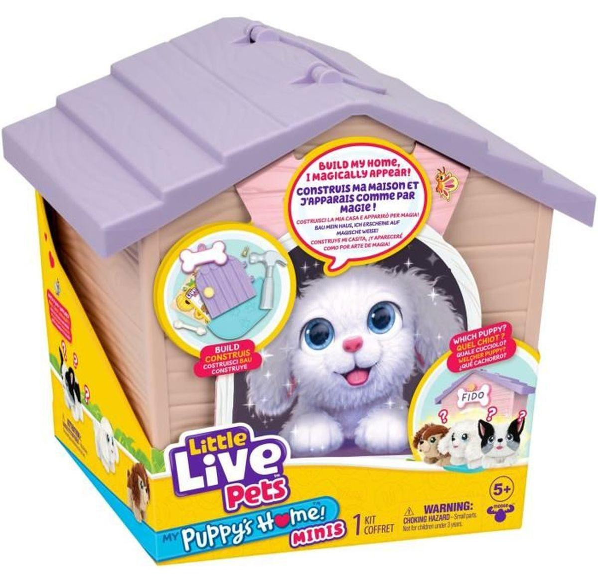 Little Live Pets Mijn Puppy's Huis Seizoen 2 Mini-versie Speelset Moose Roze