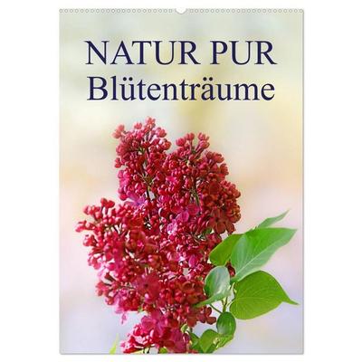 NATUR PUR Blütenträume (Wandkalender 2027 DIN A2 hoch), CALVENDO Monatskalender
