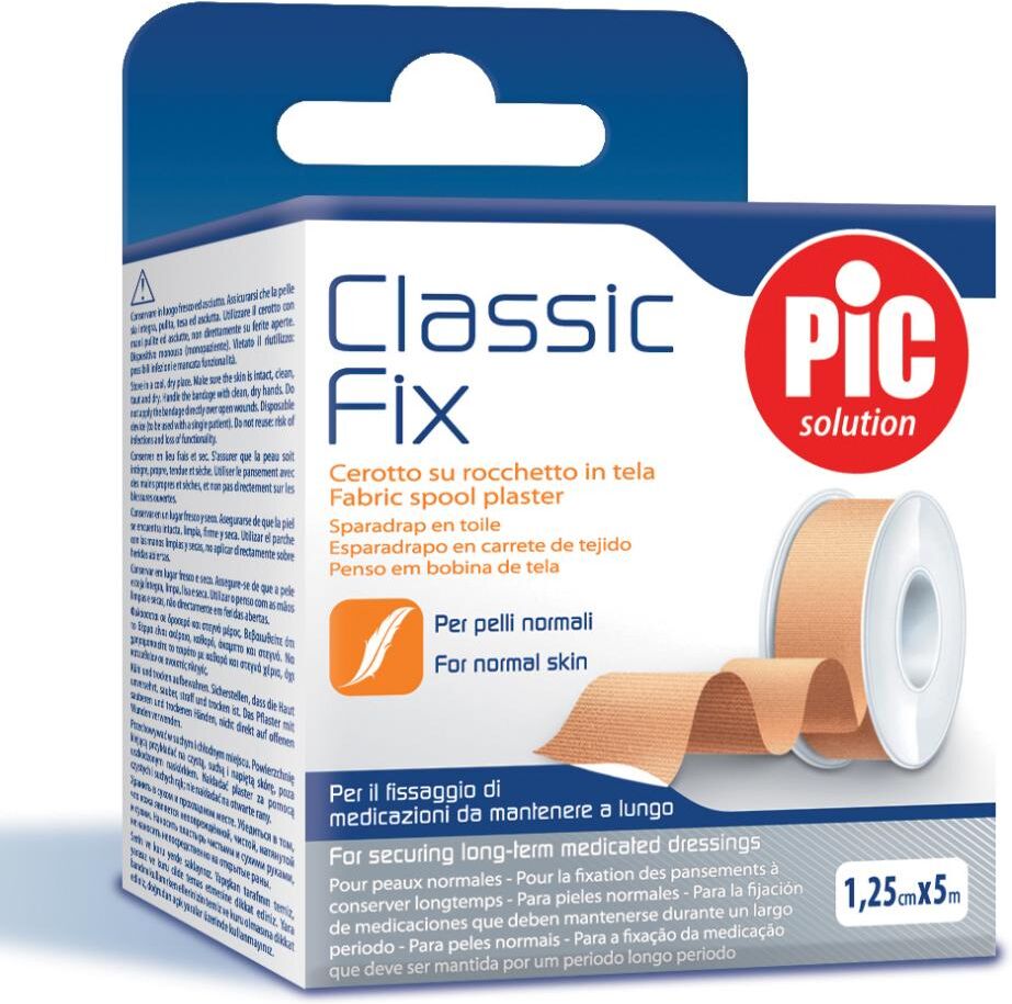 THERAS CONSUMER HEALTH Srl CEROTTO IN ROCCHETTO PIC CLASSIC FIX TELA 5X500 CM FUSTELLA