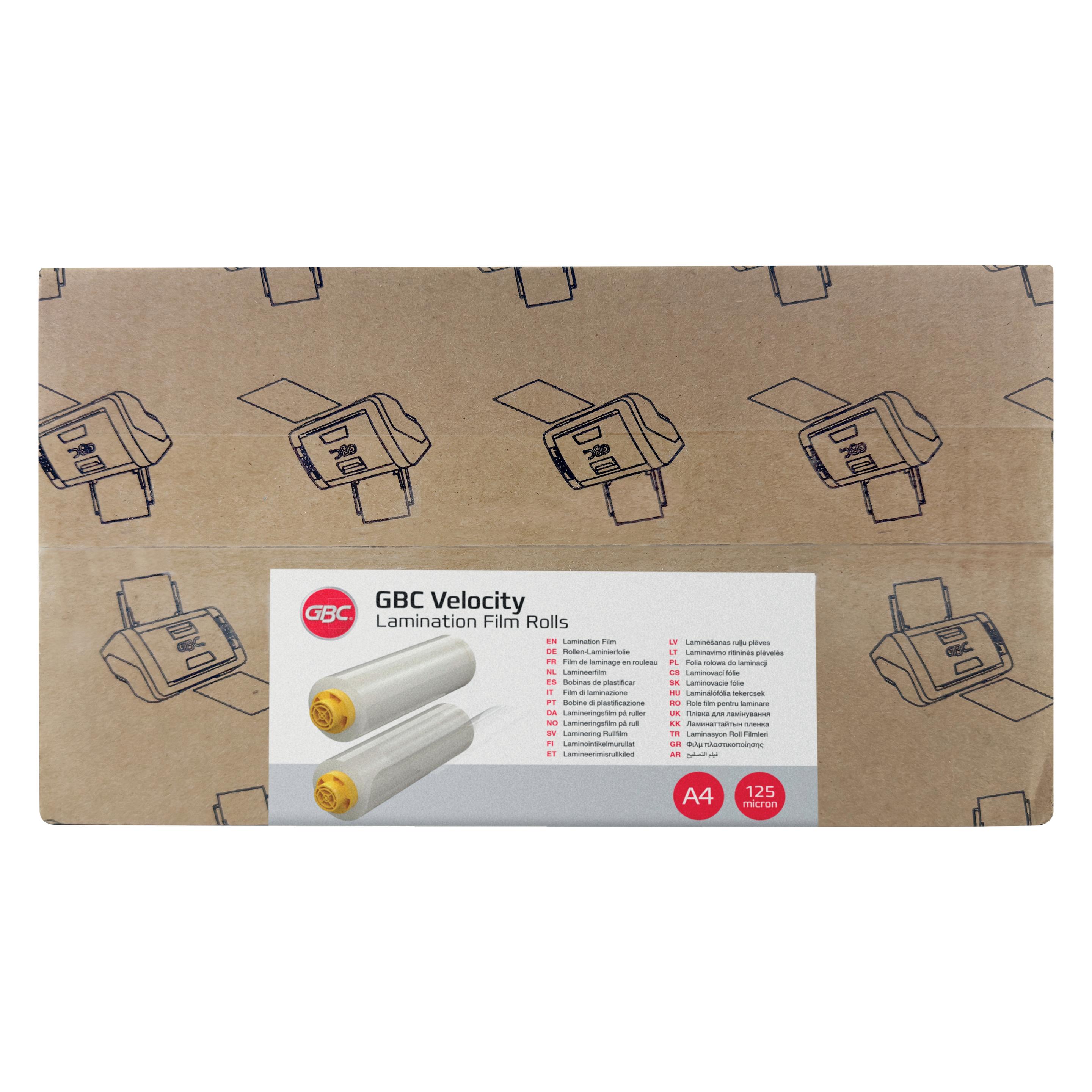 GBC Laminierfolienrolle Velocity (A4, 1 Stk., 125 µm) (4410079)