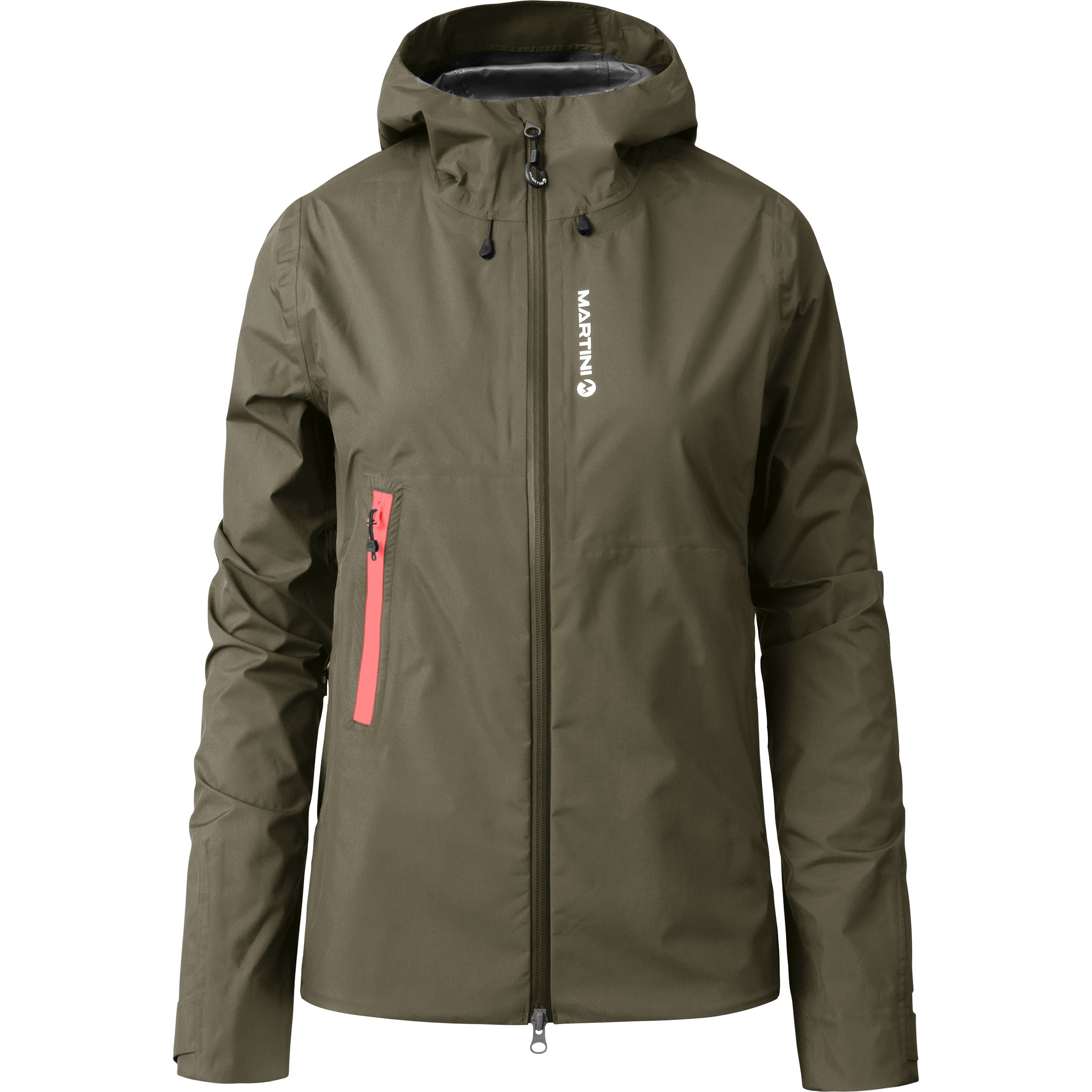 Martini Sportswear Trektech 2.5l Damen Regenjacke oliv Größe XS Trekking Klein verpackbar Wasserabweisend